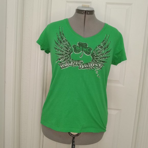 Harley-Davidson Green Tee - Picture 9 of 9